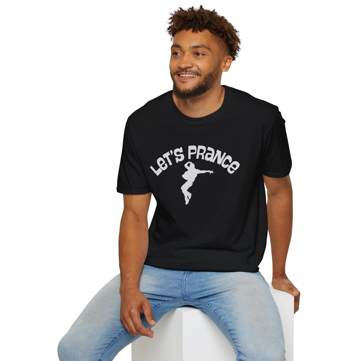 Let's Prance T‑Shirt — Funny Dance Silhouette Graphic Tee