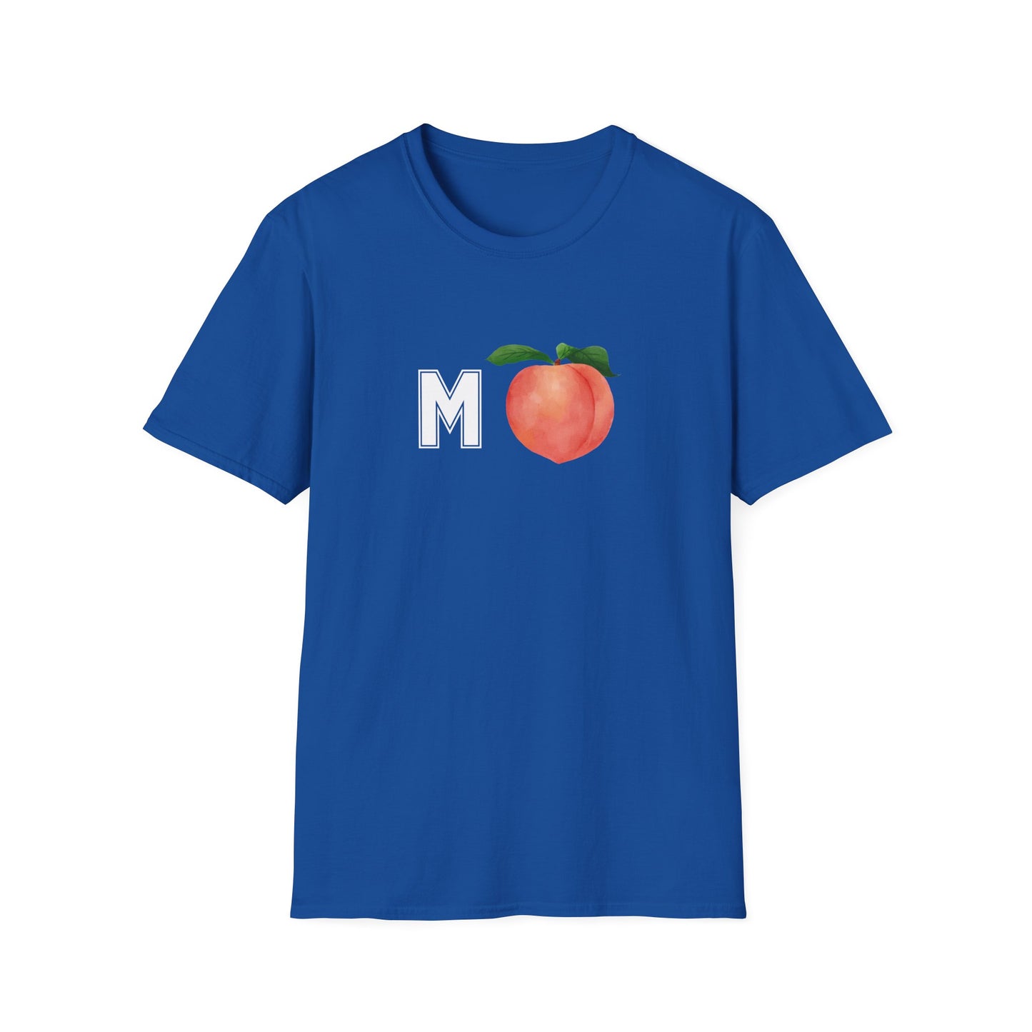 MPeach Monogram Unisex Softstyle T-Shirt, Cute Casual Tee, Gift for Friends, Summer Fashion, Fun Statement Shirt