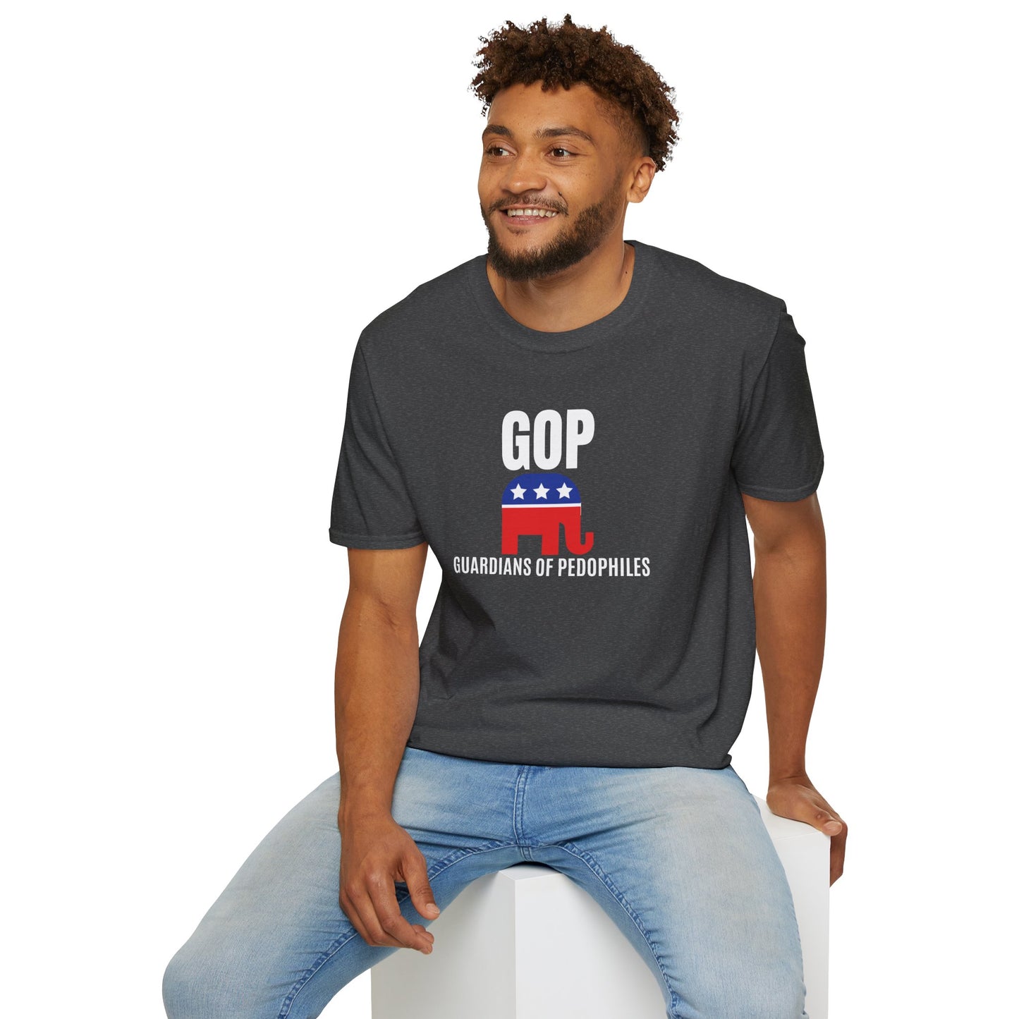 GOP Pedo Unisex Statement T-Shirt, Political Tee, Casual Wear, Gift for Activists, Humor Shirt, Vintage Style, Everyday Fashion