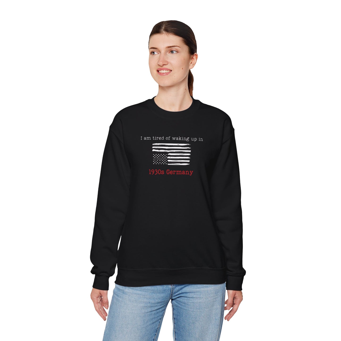 1930s Germany T-Shirt Vintage-Inspired Sweatshirt with 1930s Germany Text, Unisex Cozy Crew, Retro Style Gifts, Casual Wear, Unique Fashion Statement