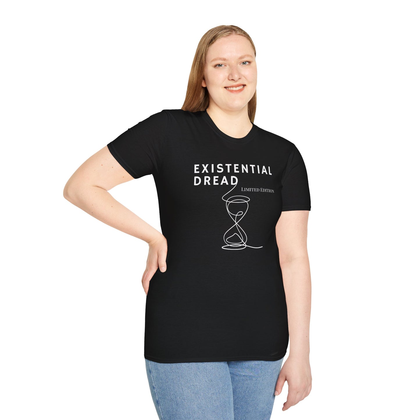 Existential Dread Unisex T-Shirt, Funny Casual Tee, Gift for Philosophers, Unique Graphic Shirt, Everyday Wear, Humor Top