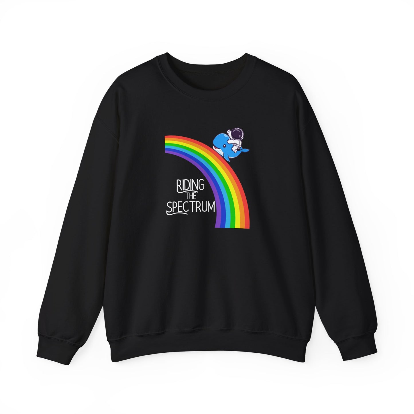 Rainbow Spectrum Crewneck Sweatshirt - Unisex Cozy Top, Gift for Autism Awareness, LGBTQ+ Pride Sweatshirt, Comfortable Everyday Wear, [...]