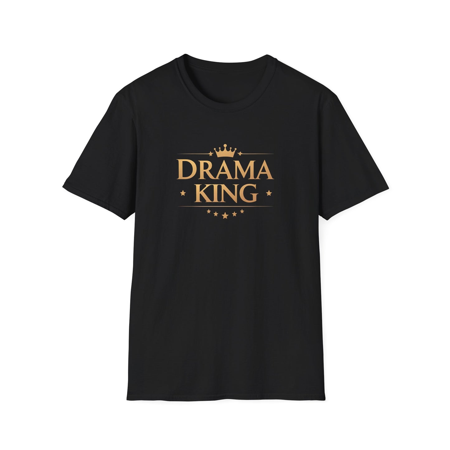 Drama King Unisex T-Shirt, Fun Gift for Theatrical Lovers, Perfect for Parties, Birthdays, Casual Wear