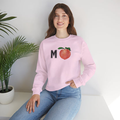 Impeach Unisex Crewneck Sweatshirt, Cozy Graphic Sweatshirt, Comfortable Layer, Gift for Peach Lovers, Casual Fall Apparel