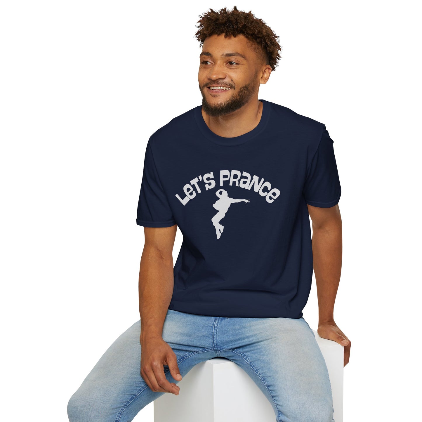 Let's Prance T‑Shirt — Funny Dance Silhouette Graphic Tee