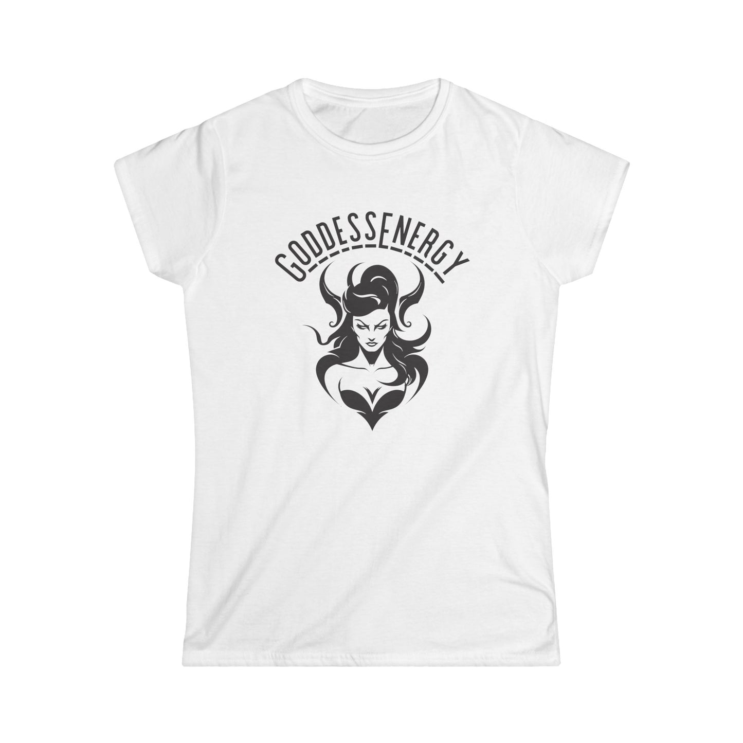 Goddess Energy Tee, Empowerment Shirt, Women's Graphic Tee, Feminine Vibe Top, Gift for Her, Casual Wear, Spiritual T-Shirt