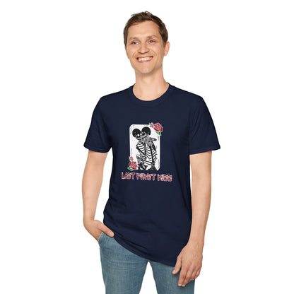 Skeleton Embrace T-Shirt Last First Kiss