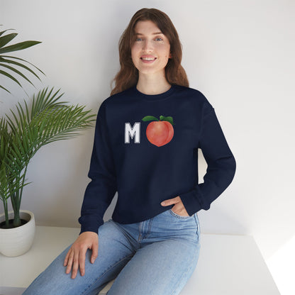 Impeach Unisex Crewneck Sweatshirt, Cozy Graphic Sweatshirt, Comfortable Layer, Gift for Peach Lovers, Casual Fall Apparel