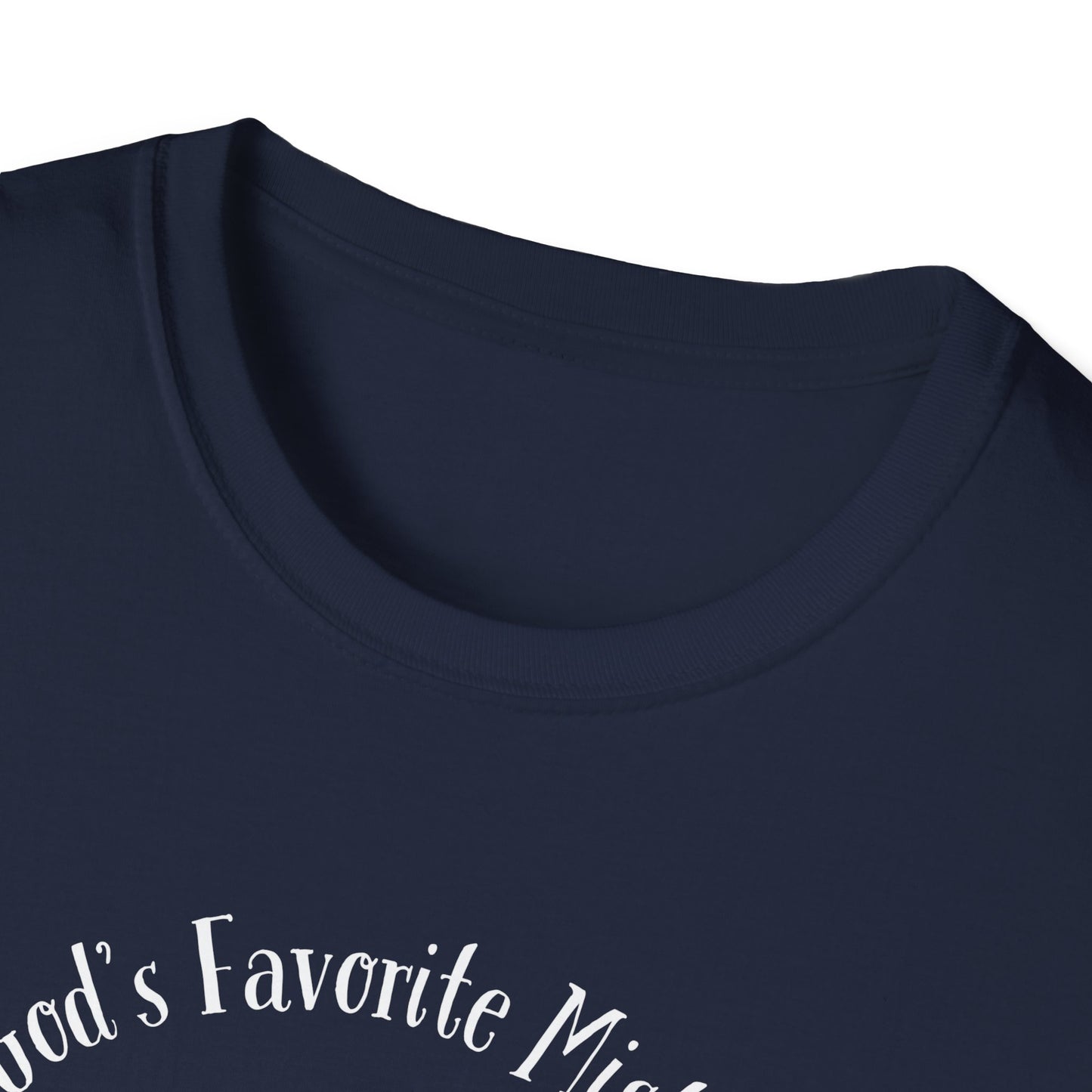 God's Favorite Mistake Unisex Softstyle T-Shirt, Father's Day Gift, Funny Dad Shirt, Casual Tee, Gift for Dads