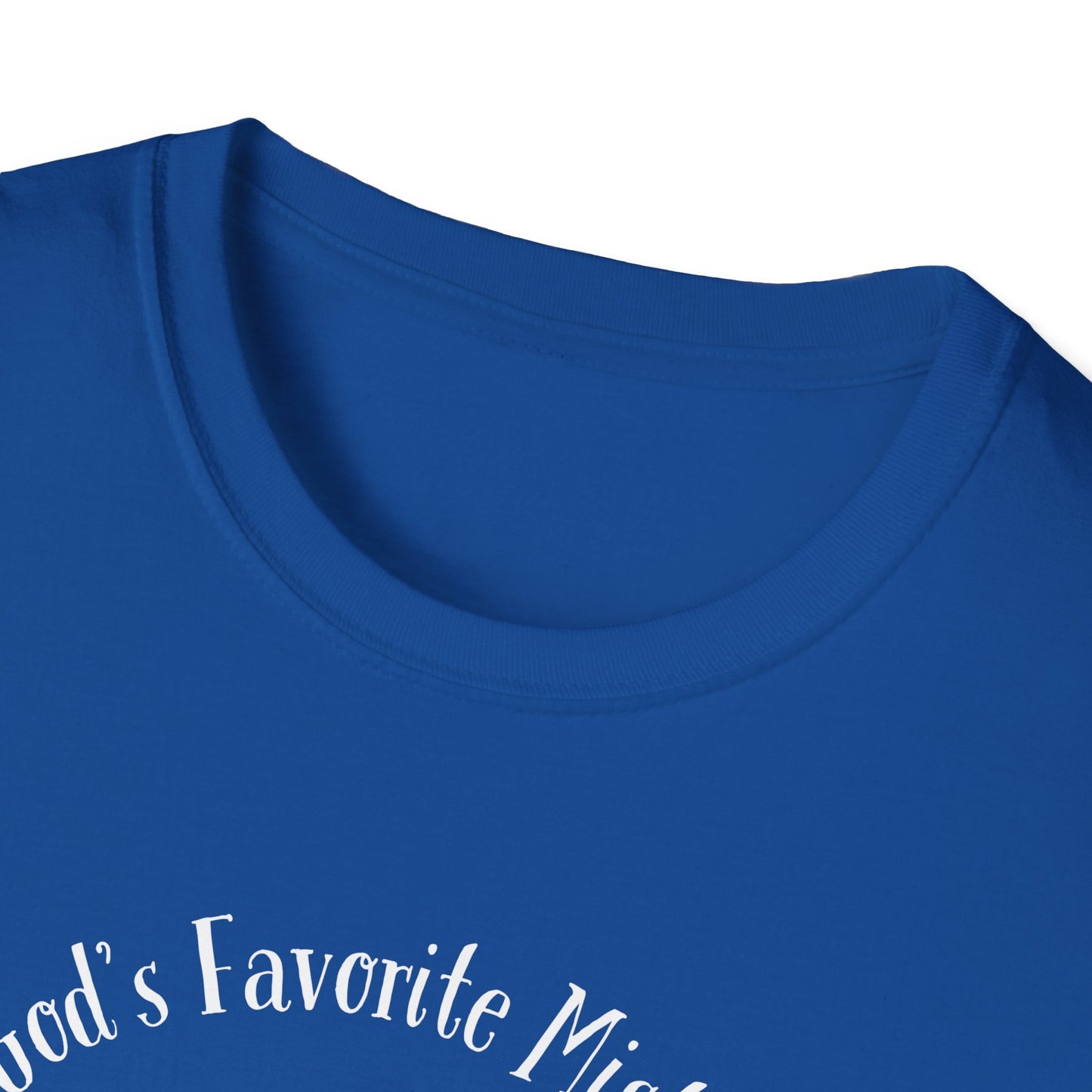 God's Favorite Mistake Unisex Softstyle T-Shirt, Father's Day Gift, Funny Dad Shirt, Casual Tee, Gift for Dads