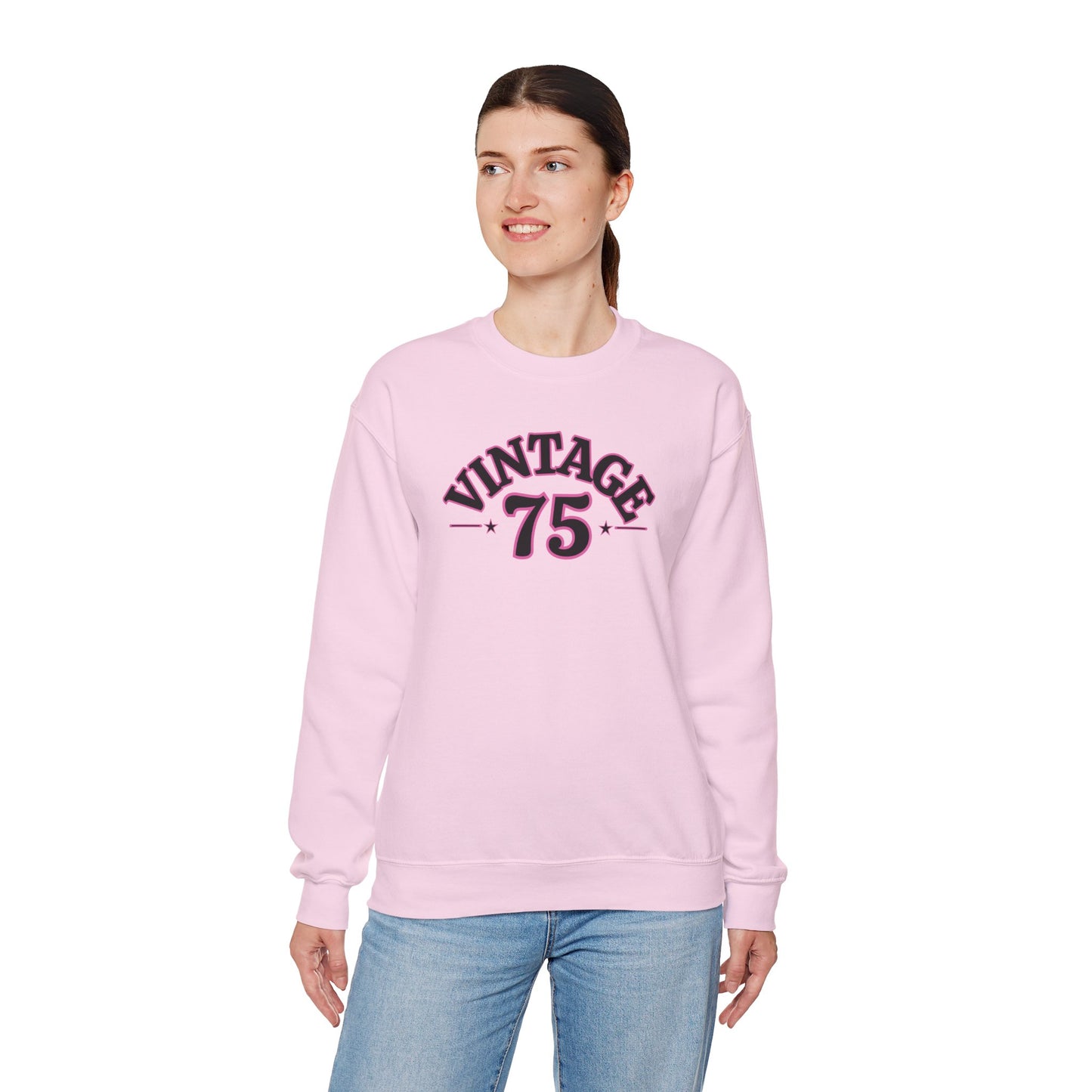 Vintage 75 Unisex Crewneck Sweatshirt - Cozy, Casual Style for Every Occasion, Perfect for Gifting, Fall, Winter, Retro Fashion, [...]