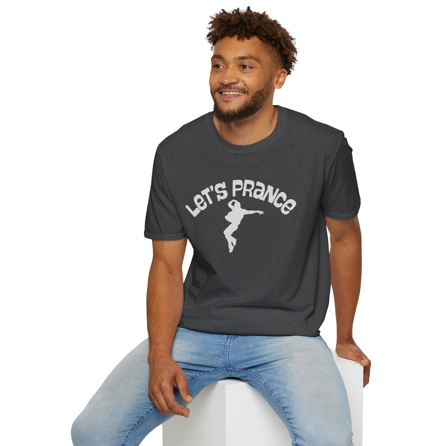 Let's Prance T‑Shirt — Funny Dance Silhouette Graphic Tee