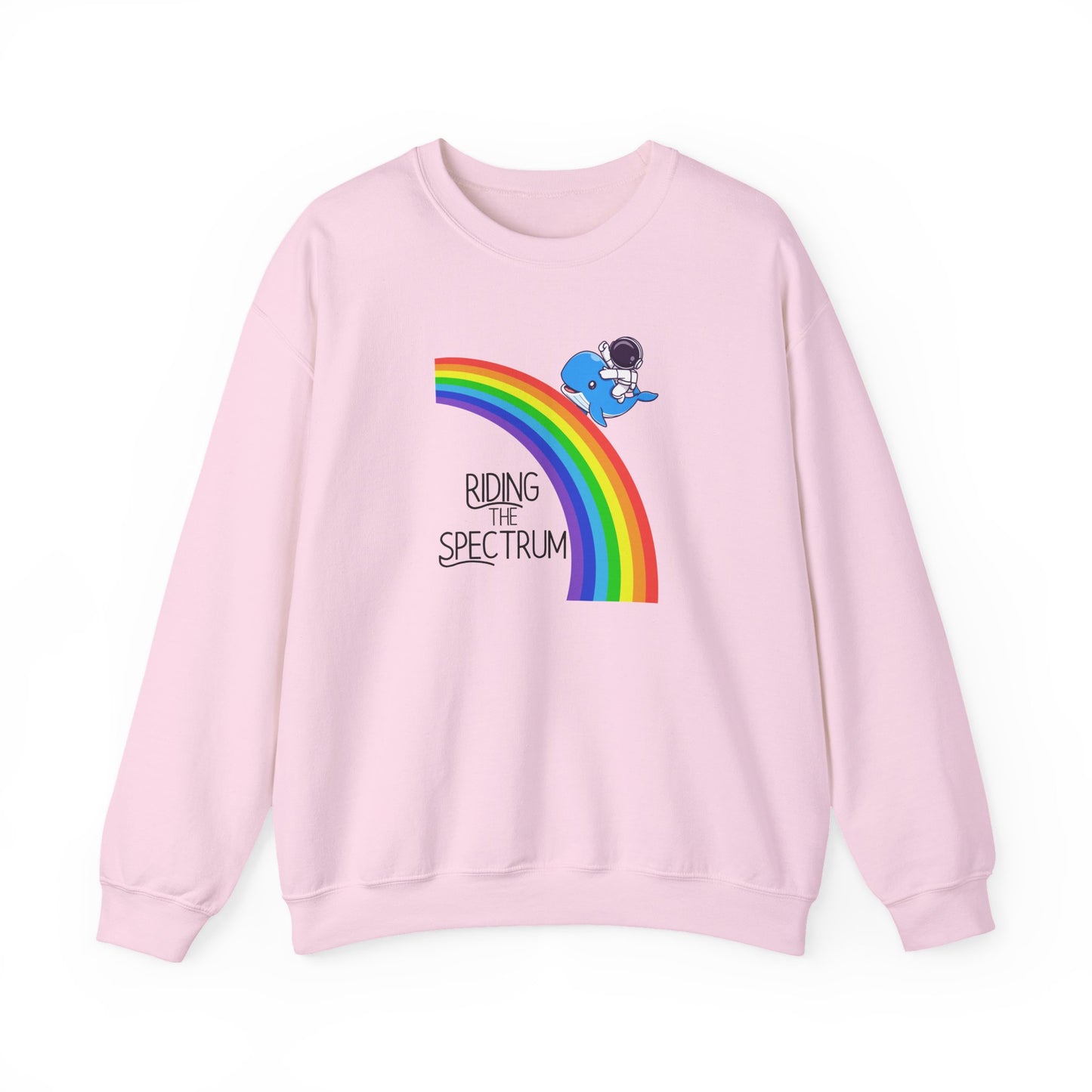 Rainbow Spectrum Crewneck Sweatshirt - Unisex Cozy Top, Gift for Autism Awareness, LGBTQ+ Pride Sweatshirt, Comfortable Everyday Wear, [...]