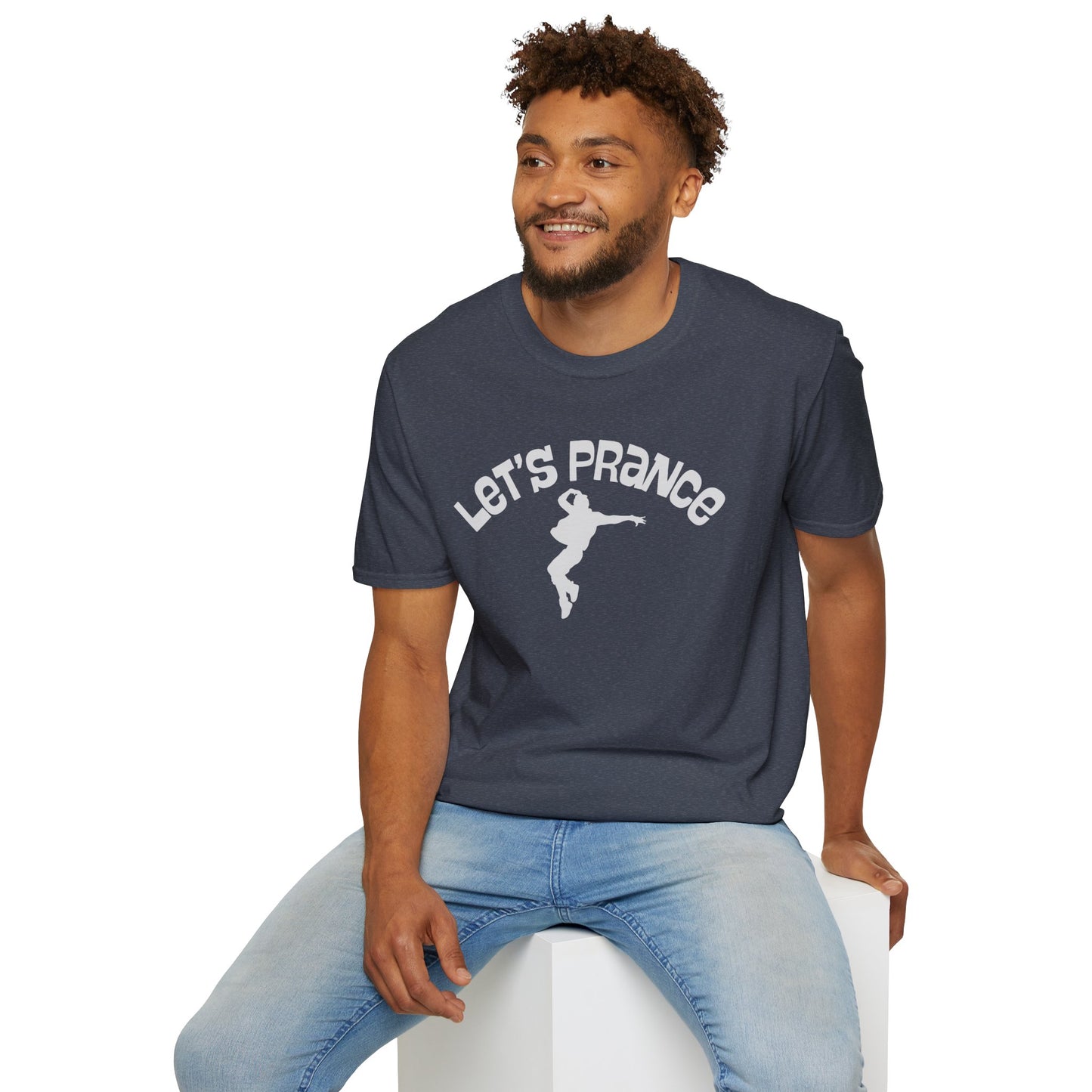 Let's Prance T‑Shirt — Funny Dance Silhouette Graphic Tee