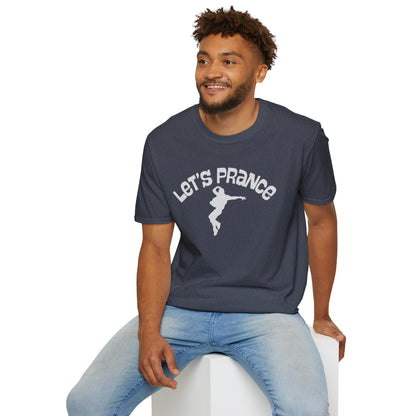 Let's Prance T‑Shirt — Funny Dance Silhouette Graphic Tee
