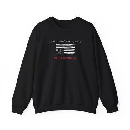1930s Germany T-Shirt Vintage-Inspired Sweatshirt with 1930s Germany Text, Unisex Cozy Crew, Retro Style Gifts, Casual Wear, Unique Fashion Statement