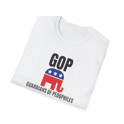GOP Pedo Unisex Statement T-Shirt, Political Tee, Casual Wear, Gift for Activists, Humor Shirt, Vintage Style, Everyday Fashion