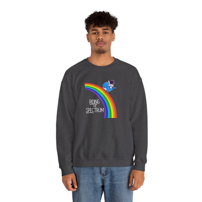 Rainbow Spectrum Crewneck Sweatshirt - Unisex Cozy Top, Gift for Autism Awareness, LGBTQ+ Pride Sweatshirt, Comfortable Everyday Wear, [...]