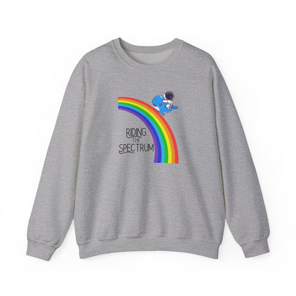 Rainbow Spectrum Crewneck Sweatshirt - Unisex Cozy Top, Gift for Autism Awareness, LGBTQ+ Pride Sweatshirt, Comfortable Everyday Wear, [...]