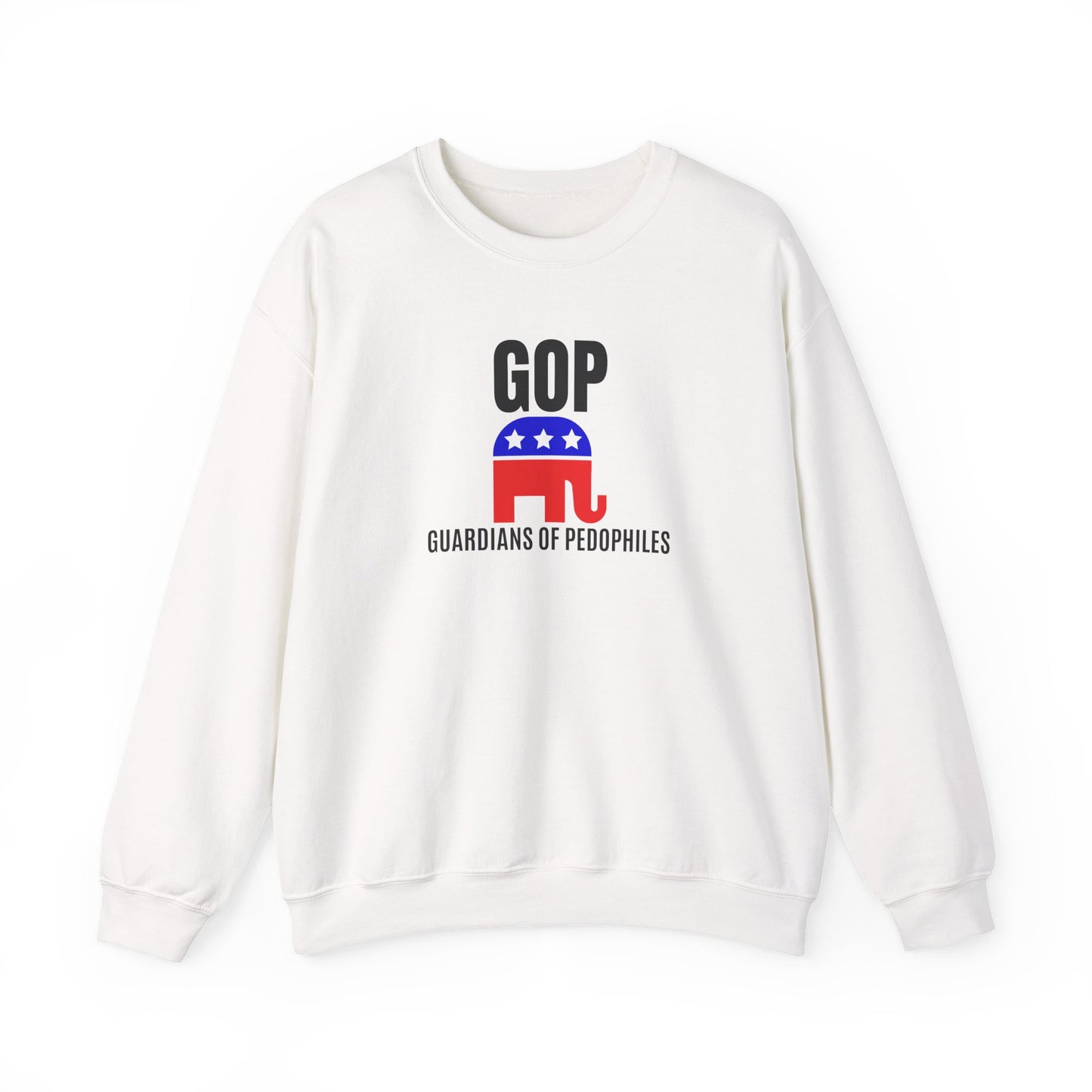 GOP Pedo Crewneck Sweatshirt - Protest Apparel, Funny Sweatshirt, Gift for Activists, Casual Wear, Unisex Clothing