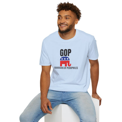 GOP Pedo Unisex Statement T-Shirt, Political Tee, Casual Wear, Gift for Activists, Humor Shirt, Vintage Style, Everyday Fashion