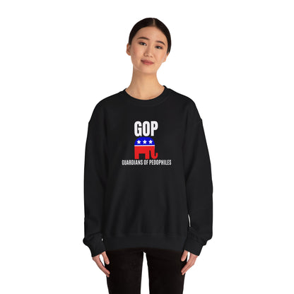 GOP Pedo Crewneck Sweatshirt - Protest Apparel, Funny Sweatshirt, Gift for Activists, Casual Wear, Unisex Clothing