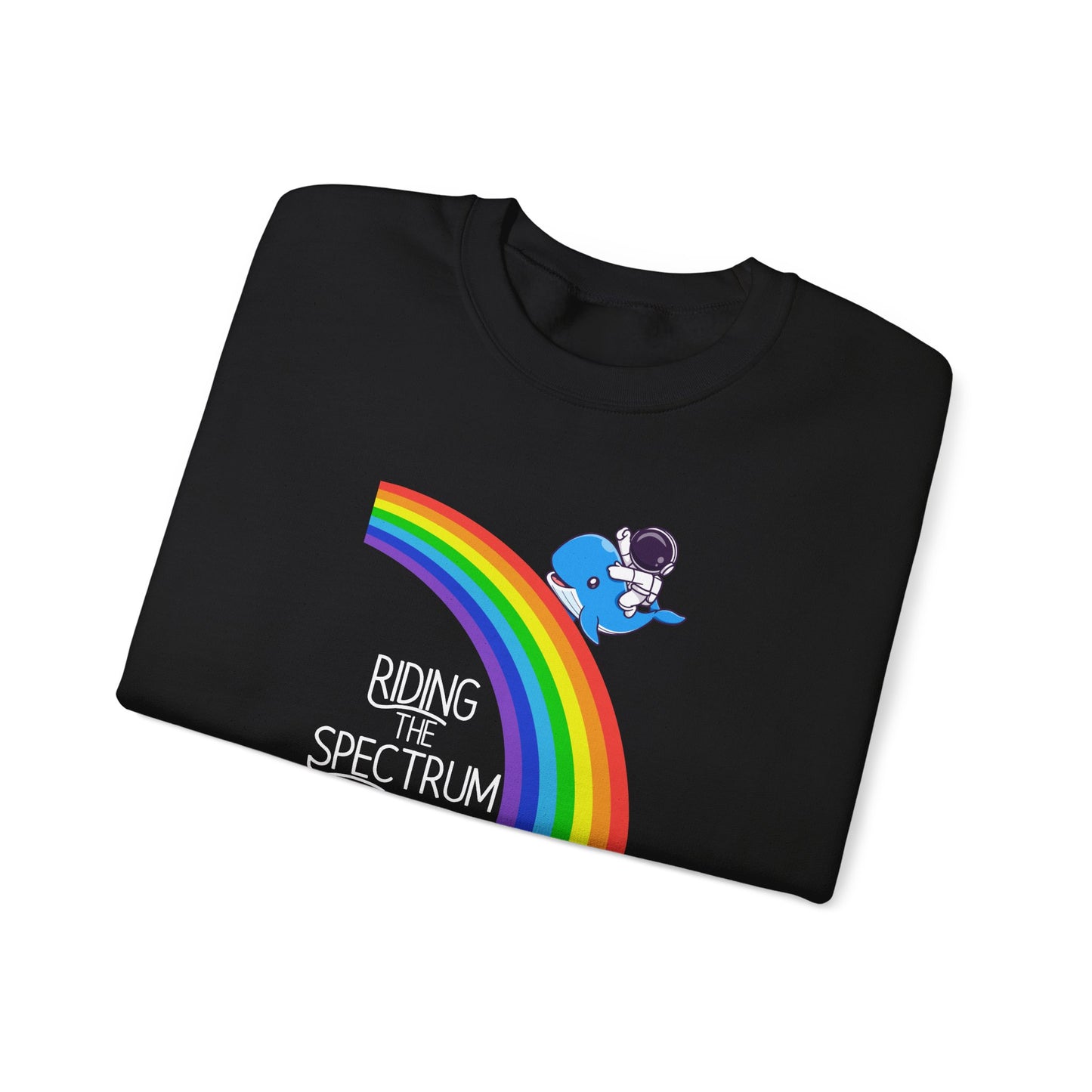 Rainbow Spectrum Crewneck Sweatshirt - Unisex Cozy Top, Gift for Autism Awareness, LGBTQ+ Pride Sweatshirt, Comfortable Everyday Wear, [...]